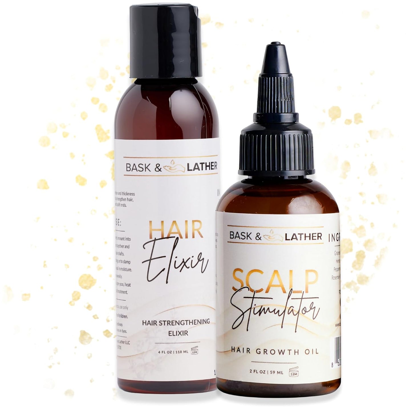 Growth & Length Retention Hair Bundle - Elixir & Scalp Stimulator Oil | Nourish, Strengthen & Revitalize Hair