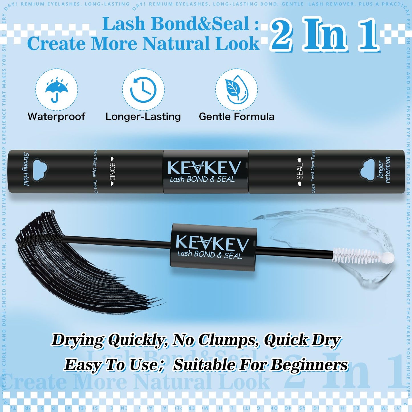 Spider Lash Clusters Kit Breeze D Curly Eyelash Clusters Natural Wispy Lash Extension Kit 8-16MM Fluffy Spider Cluster Eyelash Extensions Clear Thin Band with Lash Bond and Seal DIY Lash at Home
