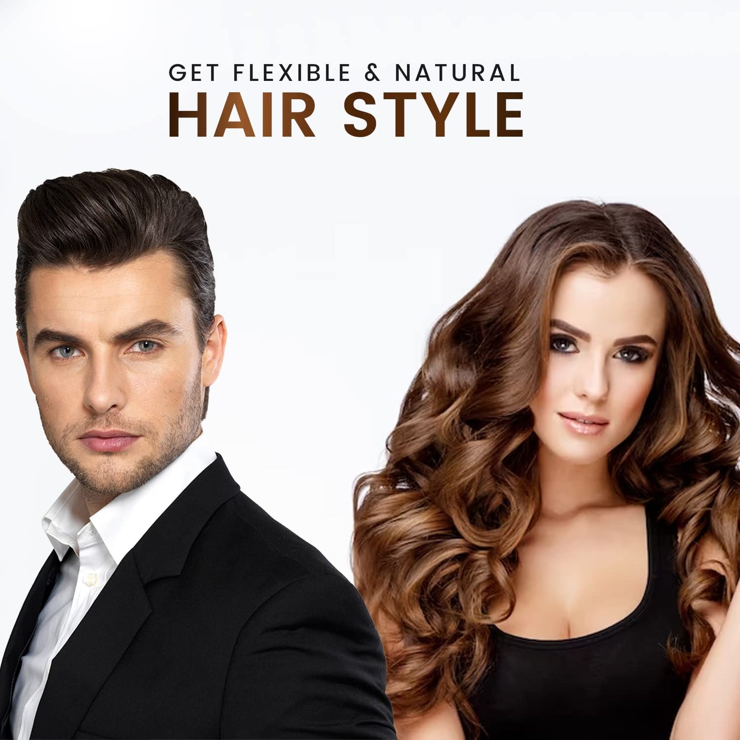 Vegan Hair Styling Gel - Scalp Rescue Organic Formula for Flexible, Natural Styles | 32 Fl Oz, Alcohol-Free & Color Safe