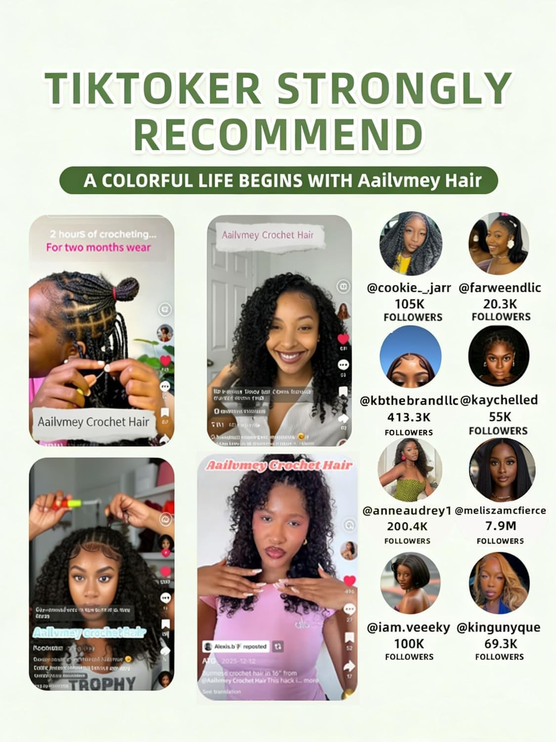Human Crochet Hair for Black Women 105g Knotless Pre-Separated Invisible Burmese Curly Feather Crochet Human Hair Reusable Remy Hair Extensions Wet and Wavy Bundles Miracle Knots Hair 18 Inch