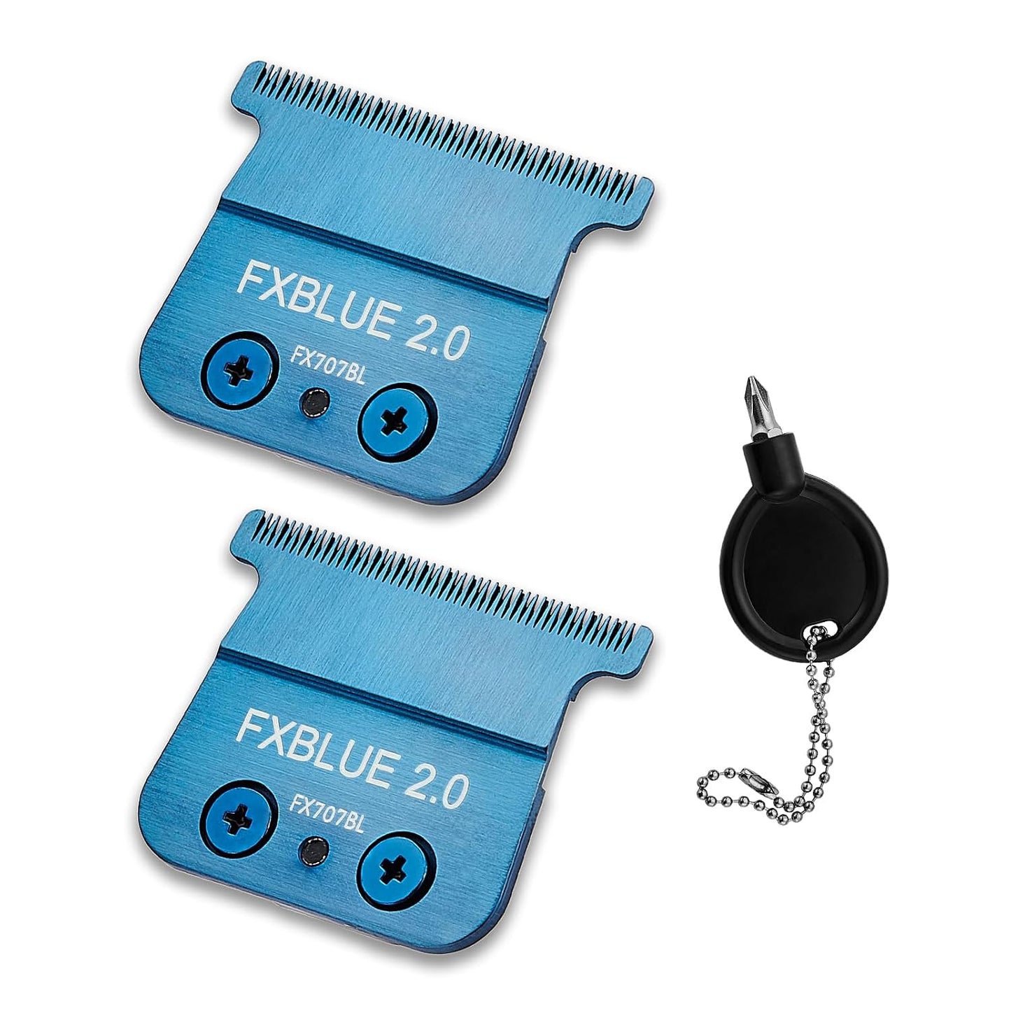 Replacement Blades for BaBylissPRO Hair Trimmers - FX707B2 DLC, 2 Pack Compatible with FX787 & FX726