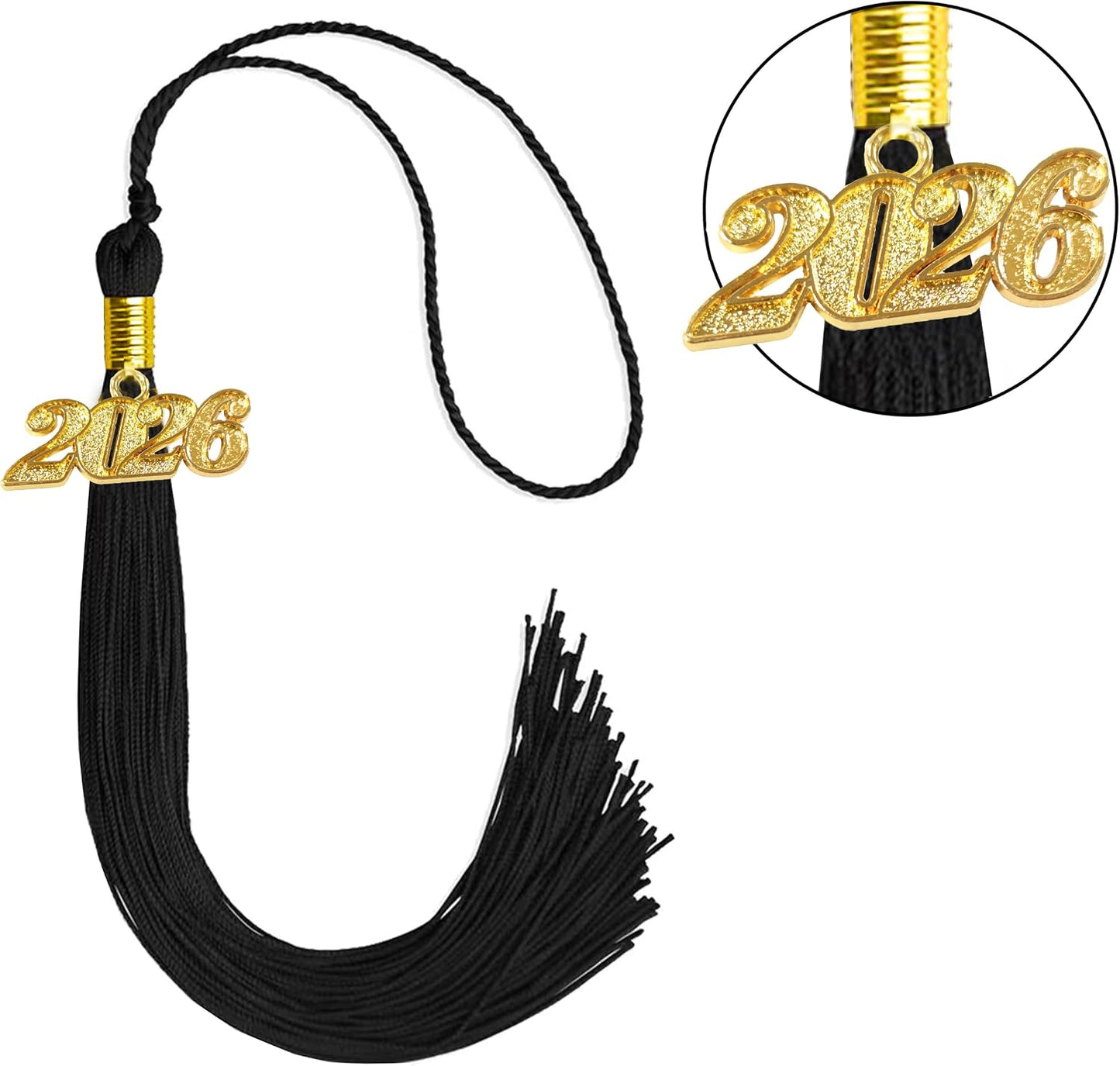 Matte Graduation Cap for Adults - Unisex 2026 Tassel Charm | Perfect for High School & College