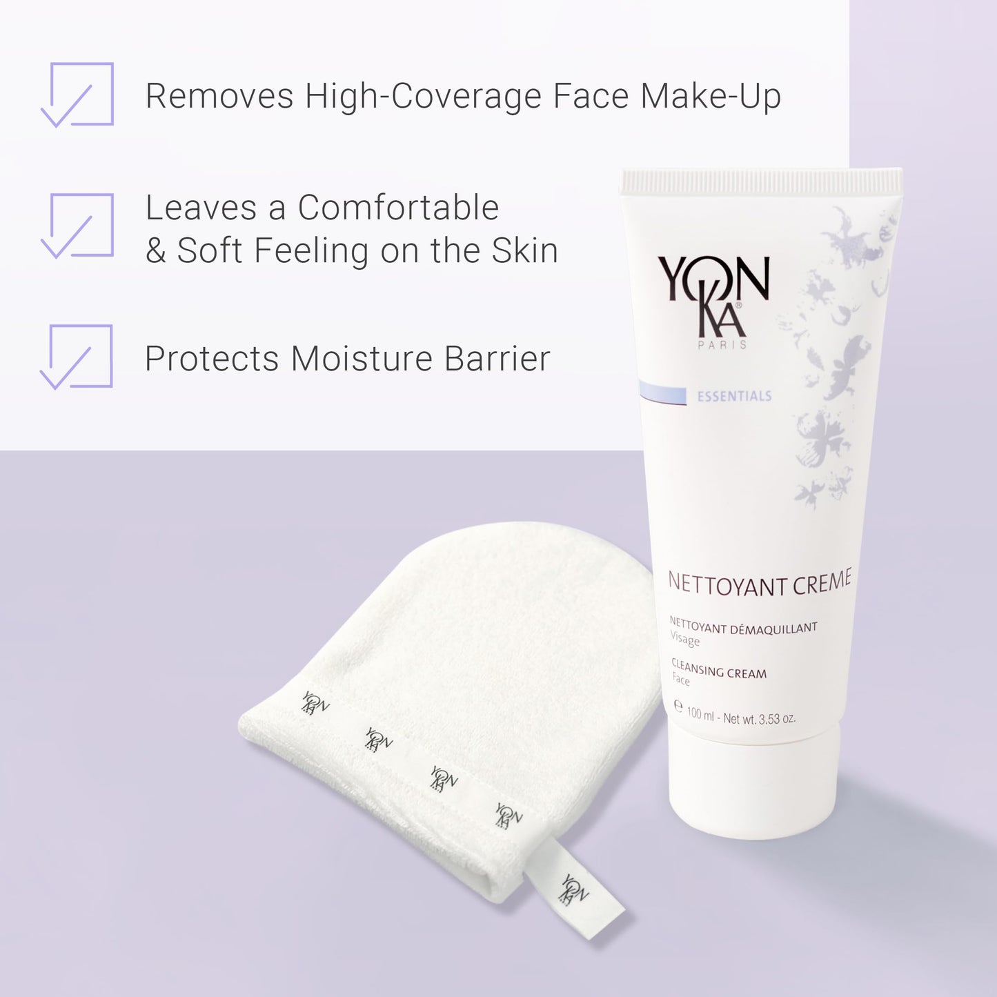 Yonka Nettoyant Creme, Cleansing Makeup Remover, 3.53 oz