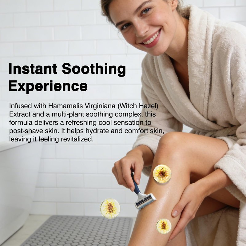 Yunmeng Smoothing Solution Ingrown Hair Care, Roll-on Tonic to Razor Bumps and Irritated Skin, Ingrown Hair Solution Improves After Shave Suitable for Women and Man, 1.69 fl.oz