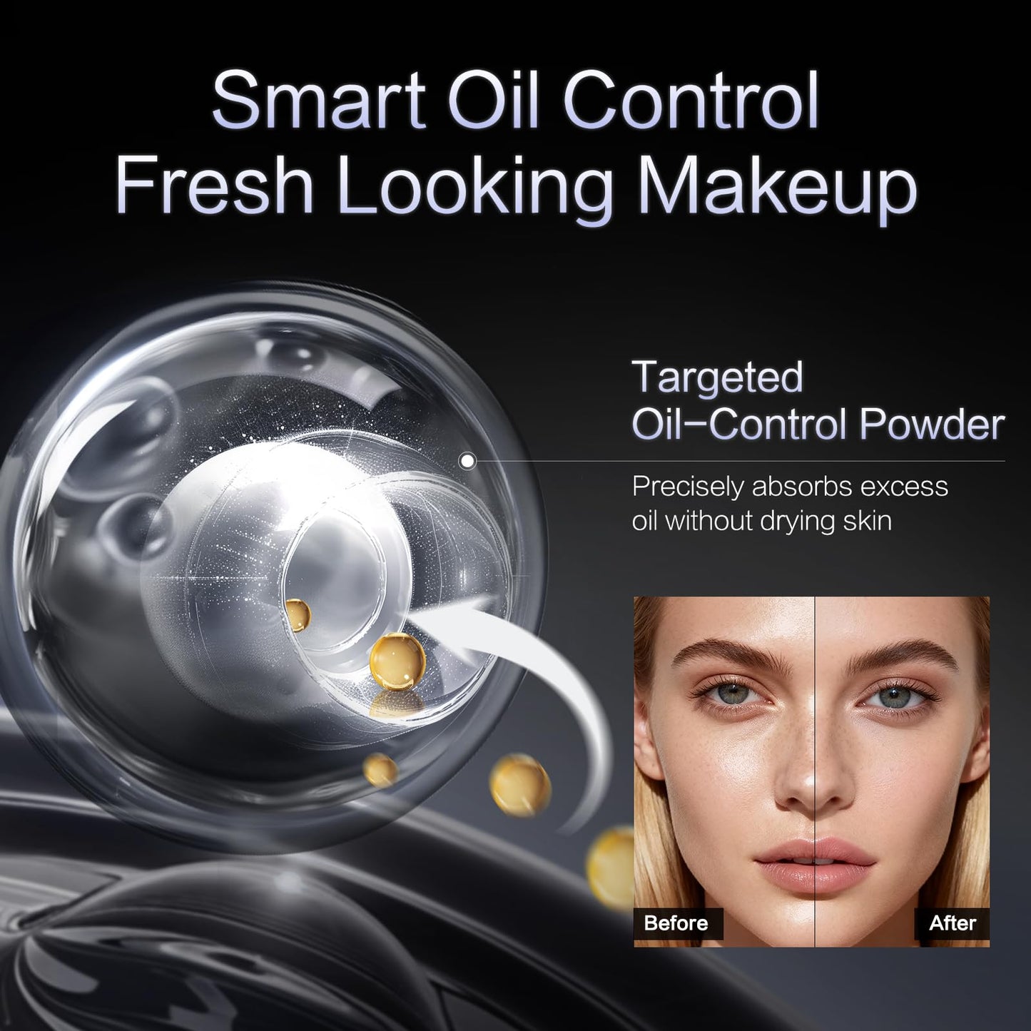 CARSLAN Black Magnet Moisturizing Primer Cream, Hydrating Face Primer That Smooths Skin & Grips Makeup, Pore Blurring Makeup Primer, Long Lasting Makeup Base for Dry & Oily Skin, 1.23 Oz