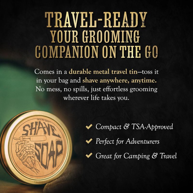 Shave Soap Tea Tree Pre-shave Soften Bristles - All Natural Tea Tree Shave Soap - African Black 4oz