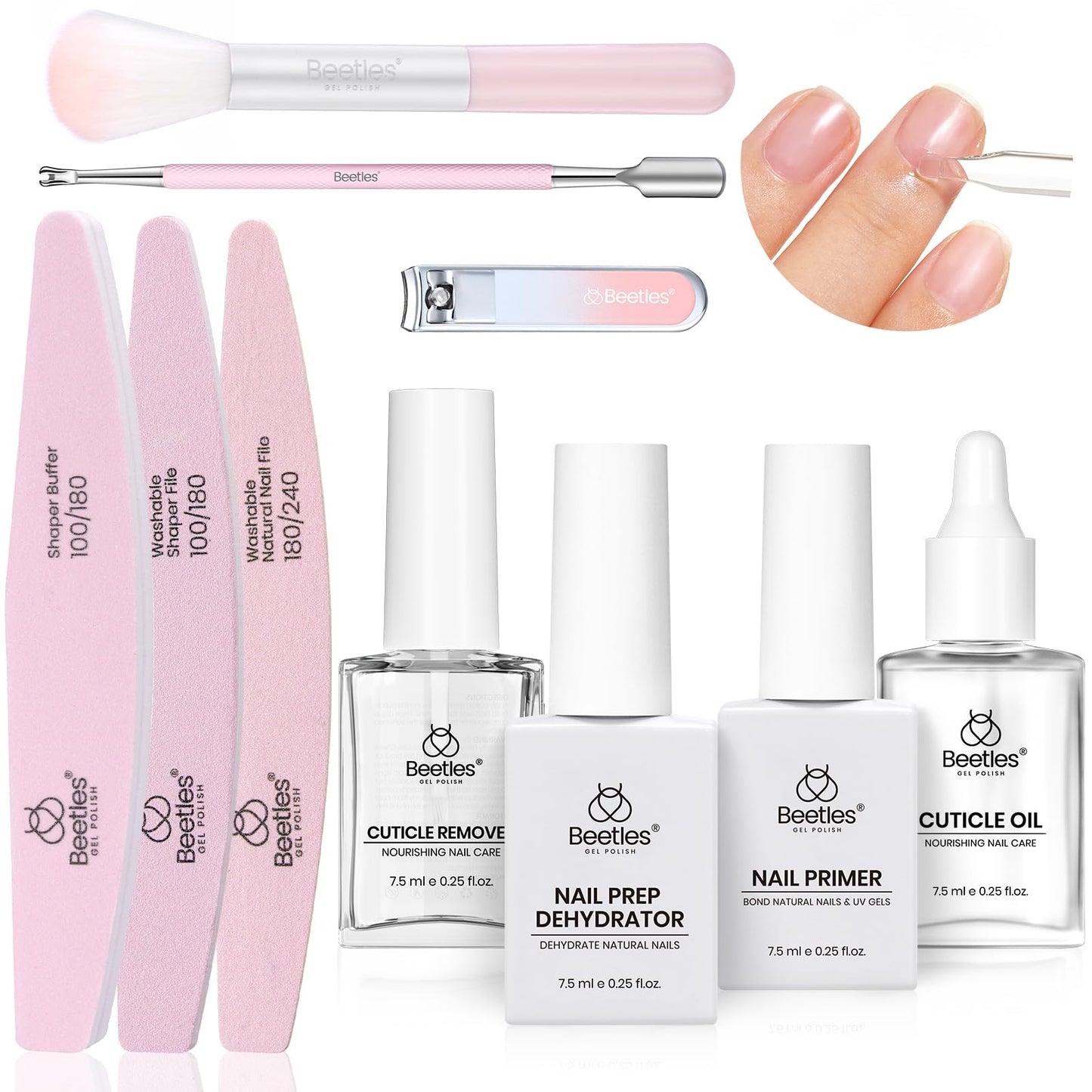 Beetles Nail Prep Kit Nail Dehydrator and Primer Cuticle Care Set