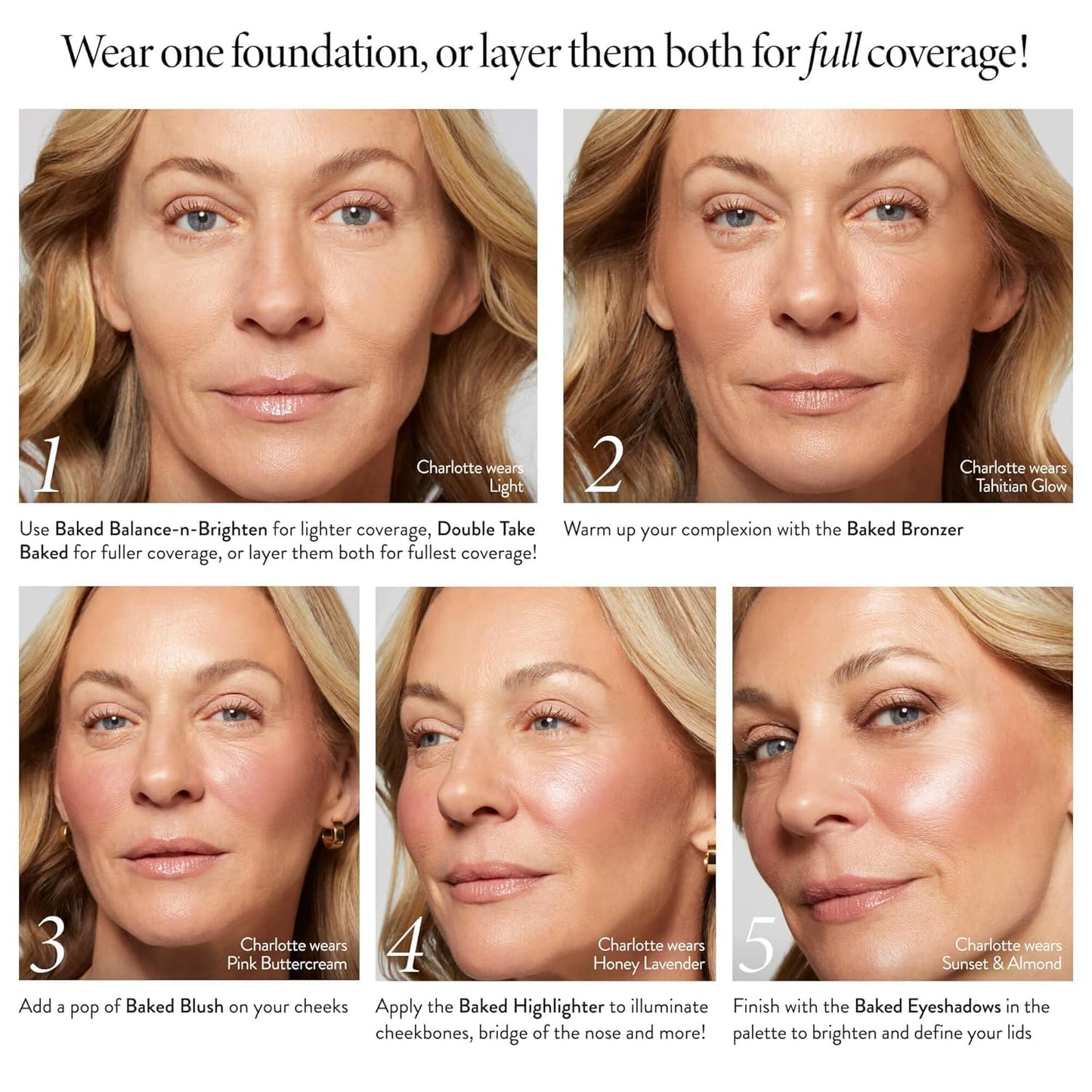 LAURA GELLER Baked Icons Complete Full Face Palette, Sand | All-in-One Makeup Palette with Baked Foundations, Blush, Bronzer, Highlighter, Eyeshadows | Coverage for Mature Skin | Travel-Friendly