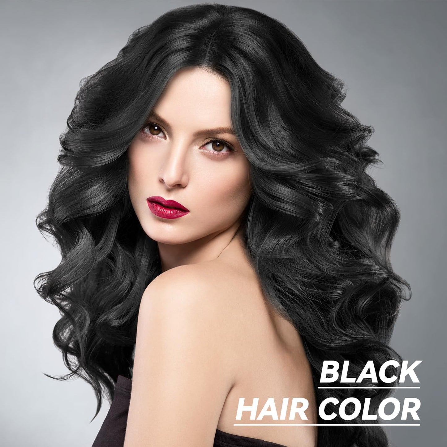 YOURTONE Black Hair Dye Shampoo 3 in 1, Hair Color Shampoo for Women & Men, Herbal Ingredients Shampoo para Pintar el Cabello for Grey Hair Coverage