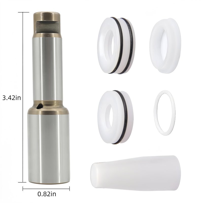 704-586 Piston Pump Repair Packing Kit with 704-551 Parts - Includes Piston Rod, Piston Seal & Upper/Lower Seals, Compatible with Titan Impact 440 540 640 Sprayer