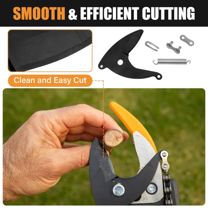 1026293 Branch Cutter Blade Replacement for Fiskars Multi-Function Branch Cutters UPX82, UPX86, UP82, UP84 and UP86, Branch Cut Blade with Spring and Spare Chain