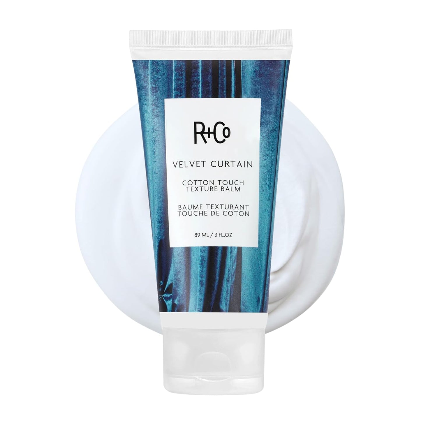 R+Co Velvet Curtain Styling Balm - Lightweight Frizz Control & Texture | Hydrating for All Hair Types - 3oz