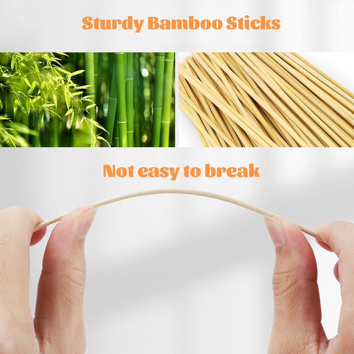 Pointed Cotton Swabs - 500pcs Precision Gun Cleaning & Makeup Swabs | Lint-Free Bamboo Handle, 6 Inch