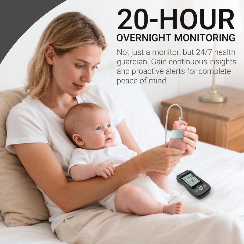 Handheld Fingertip Pulse Oximeter Medical Grade Pediatric Wrap Probe for Baby Kids Spot Checking Black Continuous Pulse Oximeter Adult Tracking Fast Accurate SpO2 Pulse Rate Respiration Rate Customizable Audio Visual Alarm