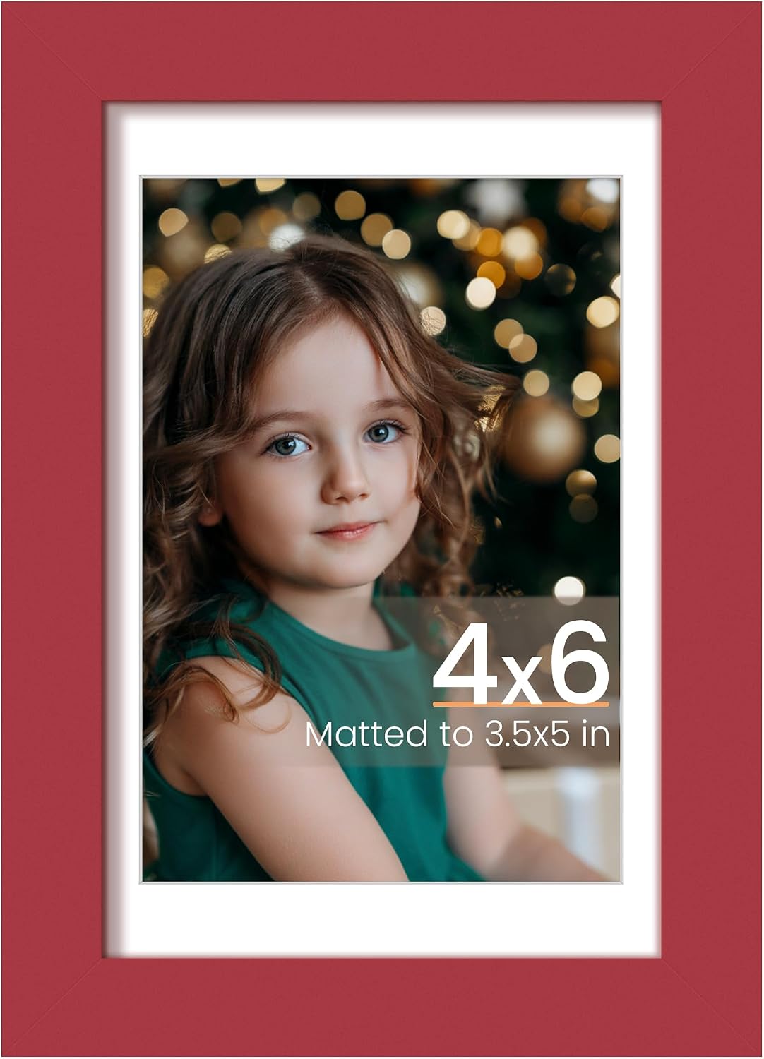 Upsimples 11x14 Picture Frame - Display 8x10 Photos with Mat or 11x14 Without Mat | Black Wall Hanging Frame