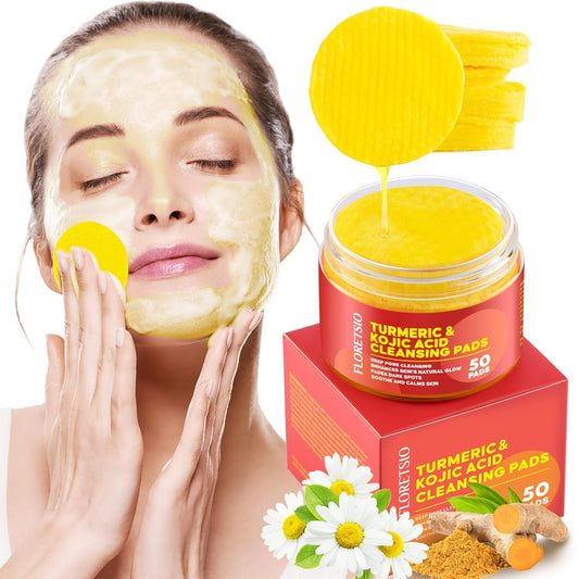 Cleansing Pads, Balance Oil & Moisture, Gentle Round Cotton for Face - 40pcs Travel-Friendly