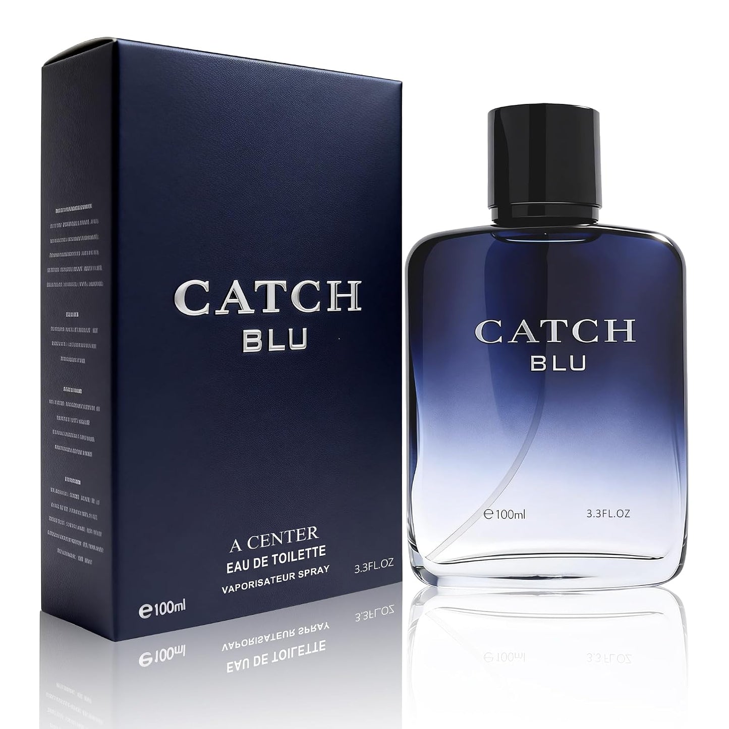 A CENTER Cologne for Men - 3.4 Fl Oz Alcohol-Free Eau de Toilette Spray | Bergamot, Amber & Vanilla Fragrance
