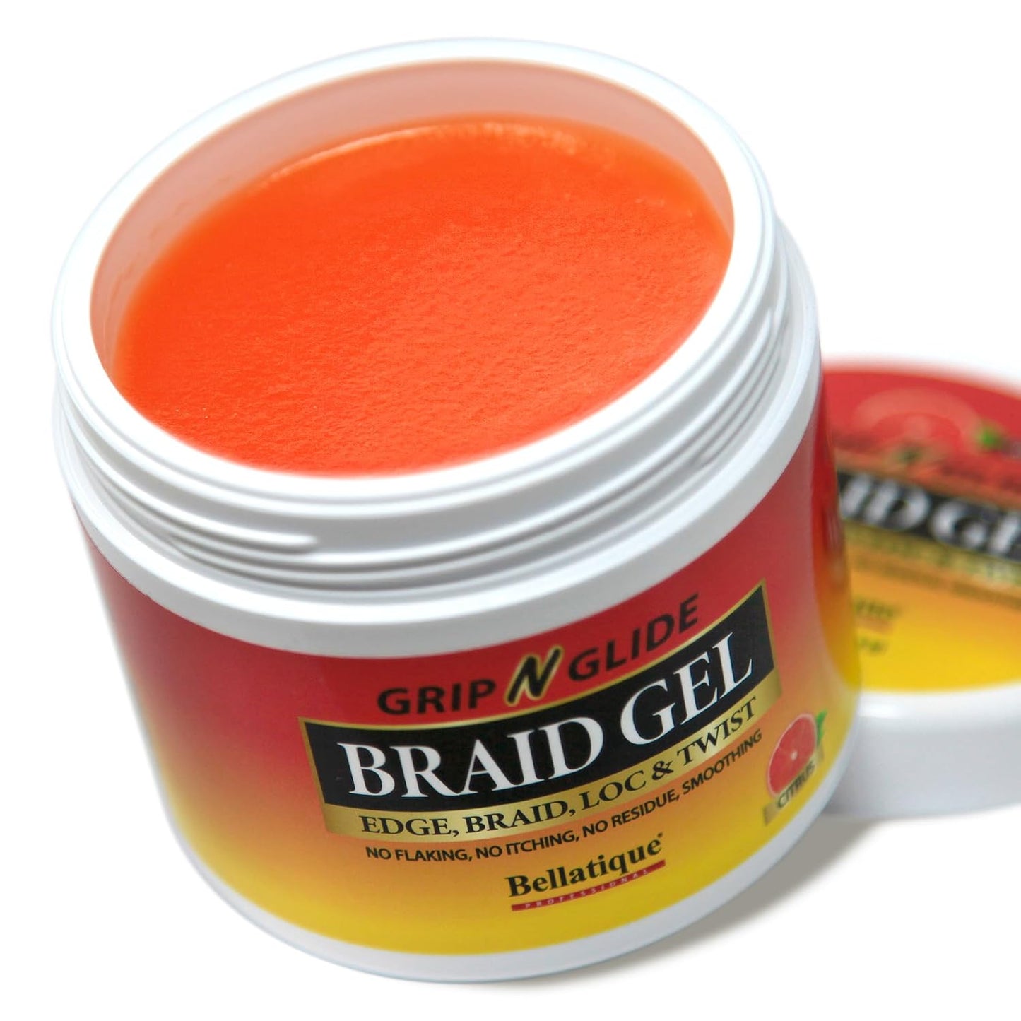 BELLATIQUE Grip N Glide Braiding Gel - Maximum Hold, No Flaking, Fast Drying | 15 oz