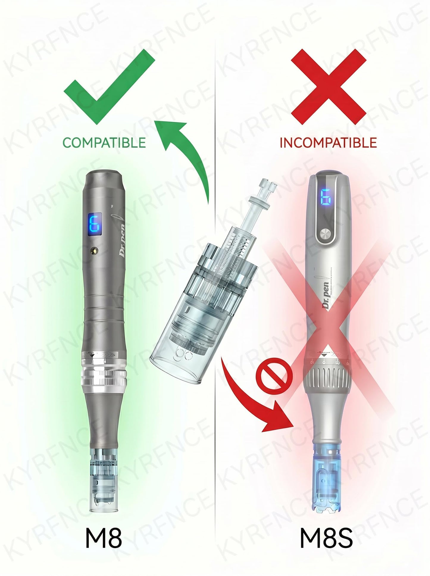16 Pin Microneedling Pen Cartridges 10pcs for Dr pen M8 M7S Easy to Use Home Use