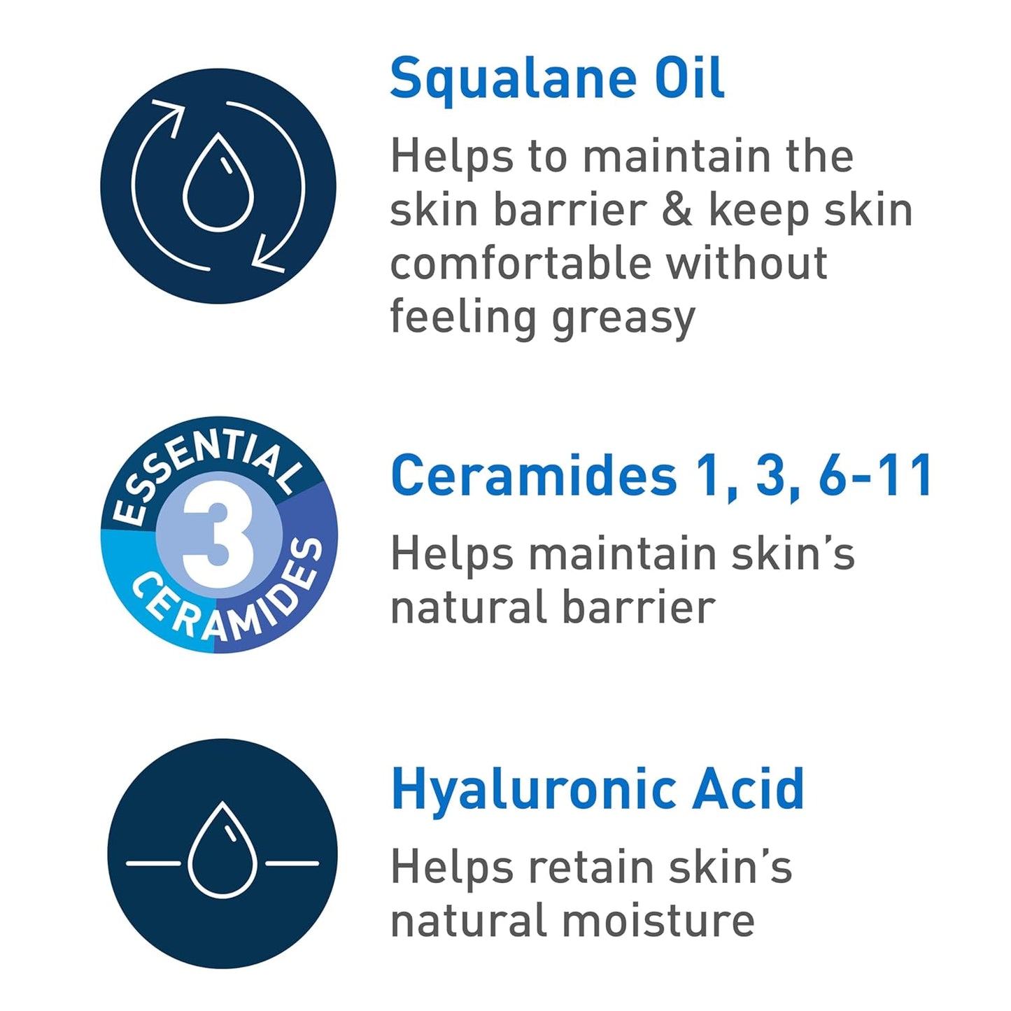 CeraVe Hydrating Foaming Oil Cleanser - Moisturizing Squalane & Hyaluronic Acid | 19 FL Oz for Dry Skin