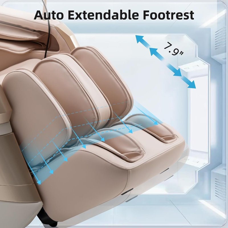 MassaMAX 4D Massage Chair - Full Body Recliner with AI Voice Control & 27 Auto Modes | Zero Gravity, Deep Yoga Stretch, 55" SL Track