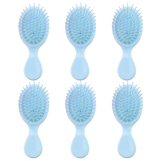 Mini Hair Brush Set - Travel Detangling Brushes with Exquisite Packaging | Ideal for All Hair Types, Blue