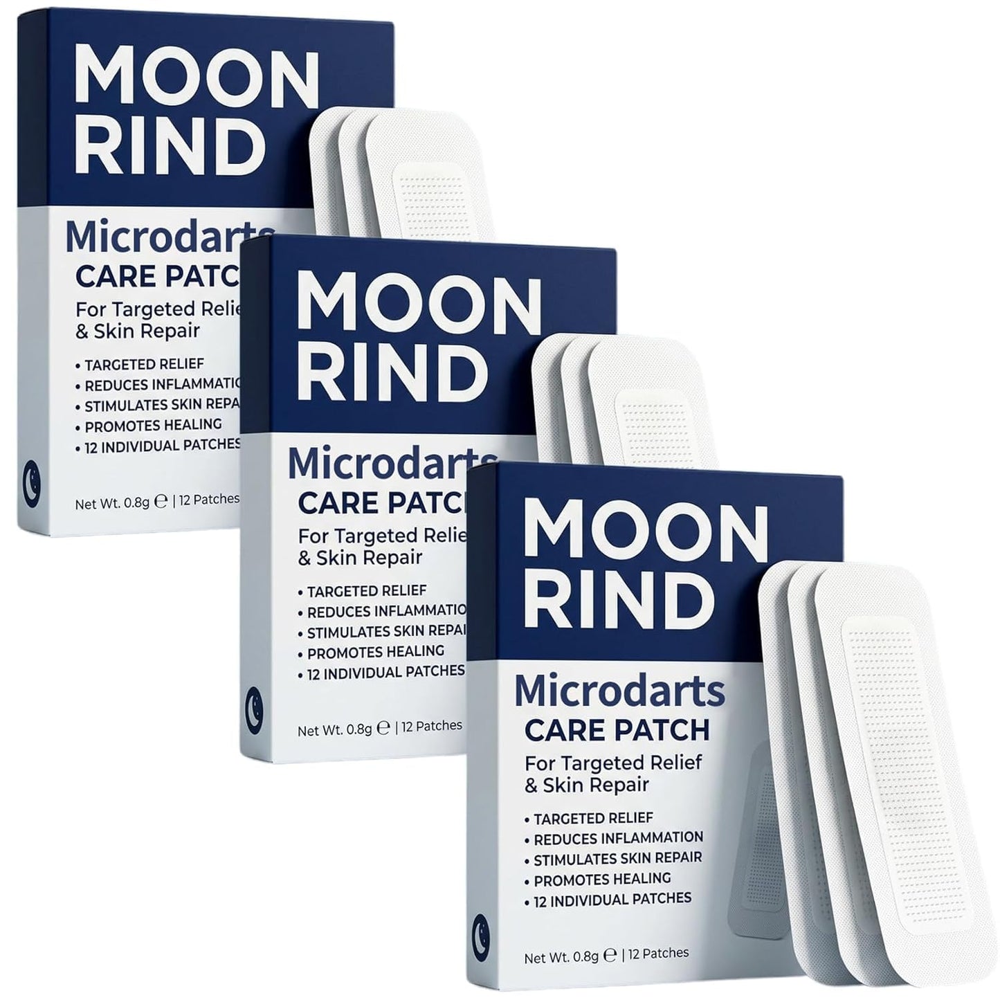 MOYEE Moonrind VeinTarget Microdarts Patch, Vein Target Microdarts Care patch, Relieve Leg Discomfort, Effectively Moisturizes and Moisturizes (3 Box)
