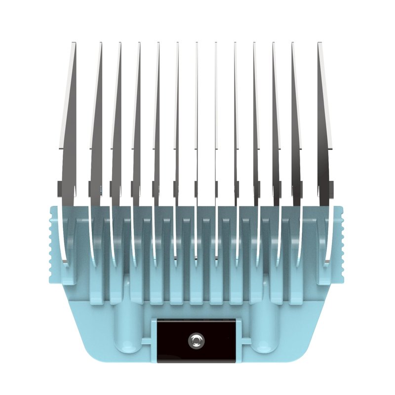 BALMONI Stainless Steel A5 Wide Guide Comb – Metal Attachment for A5 Wide Blades, Compatible with Wahl KM, Andis, Oster, Heiniger – Smooth & Durable Grooming Guard (25mm - 1")