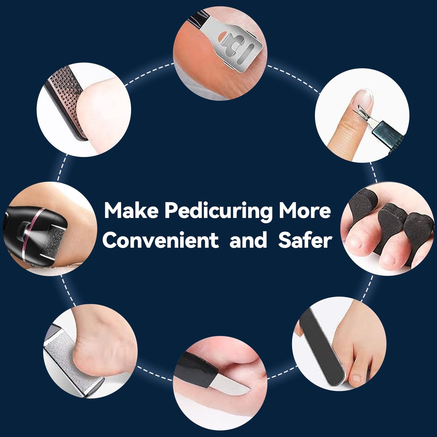 Wea&Hea Electric Foot File Callus Remover for Feet, 17-in-1 Kit