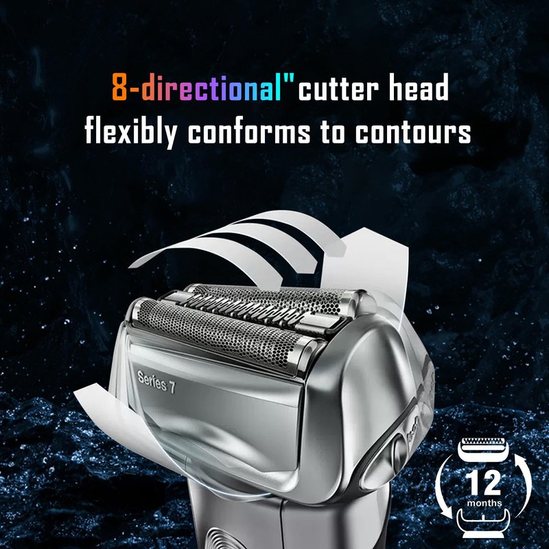 70S Electric Shaver Head Replacement Compatible with Braun 7 Series Foil Shaver Models 720,750CC,760CC,790CC,9565,9595