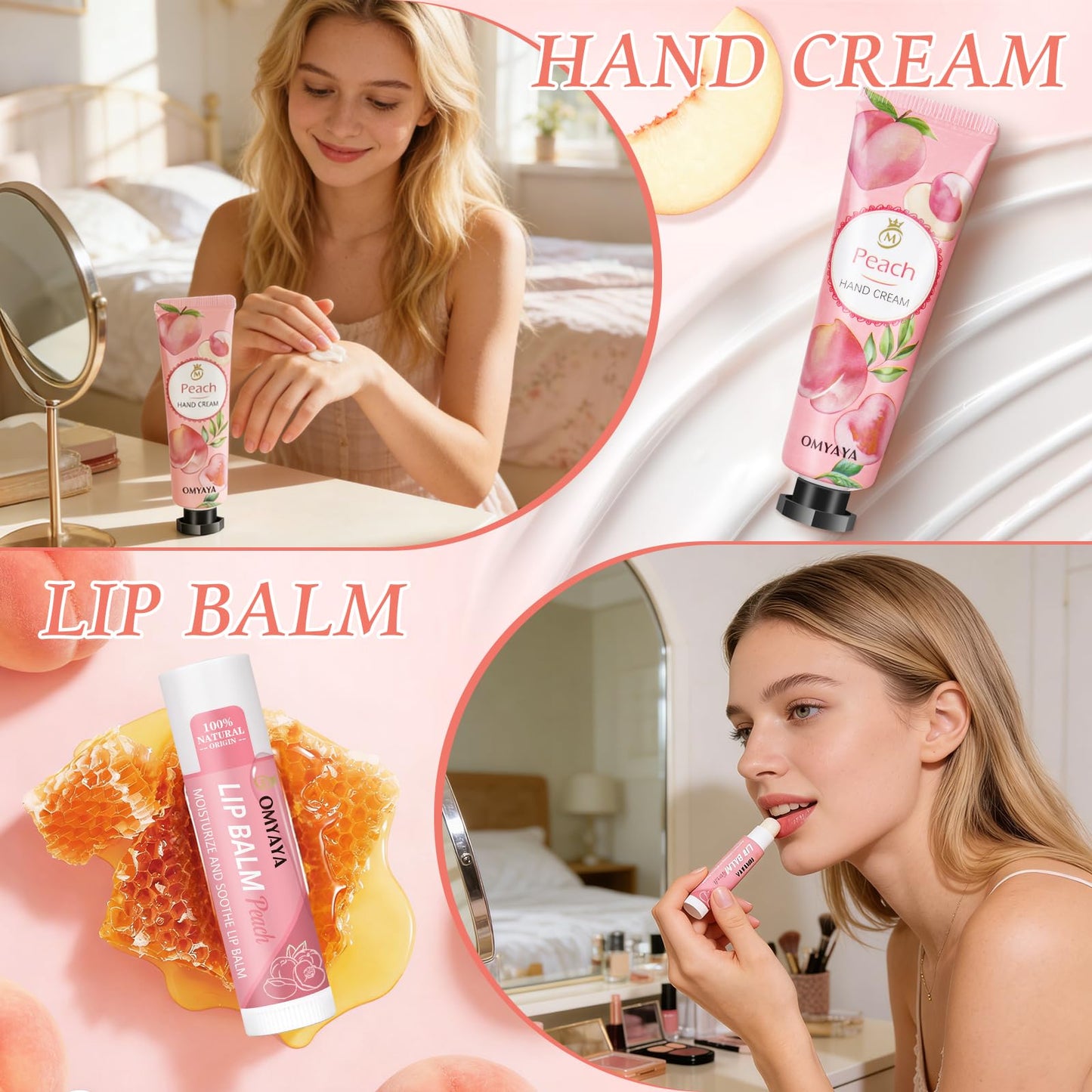 12 Sets Bulk Gifts for Women, Face Masks Skincare Hand Cream Lip Balm Spa Set with Thank You Card Organza Bag for Bridal Wedding Birthday Party Favors Nurse Teacher Appreciation Gifts Mothers Day Gift
