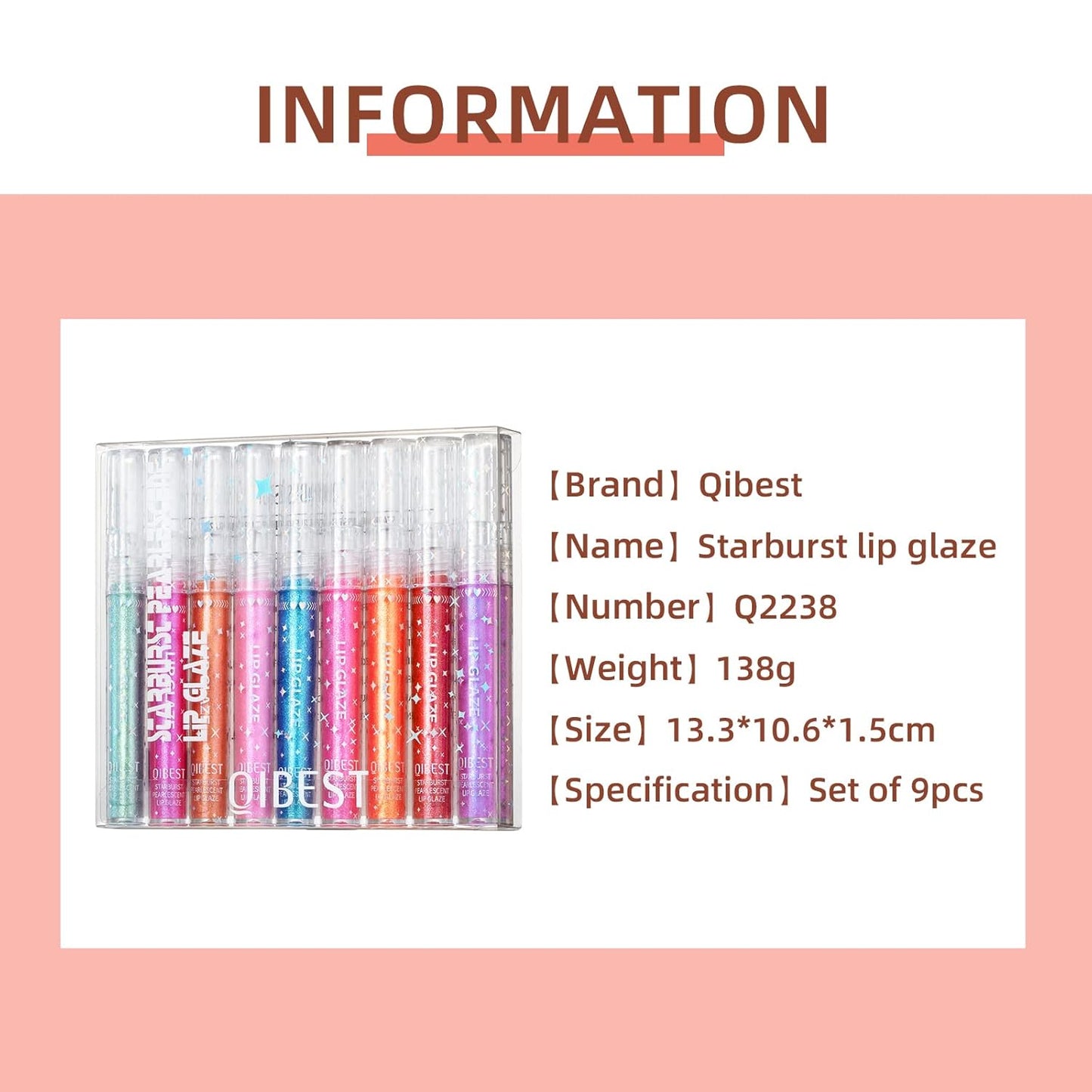 Shimmery Lip Gloss Set for Girls & Teens | Long-Lasting, Moisturizing Formula | Glossy Finish