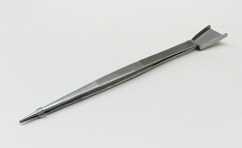 Diamond Tweezer with Scoop For Stones Bead Work Gemologist Tweezers Shovel End By JTS