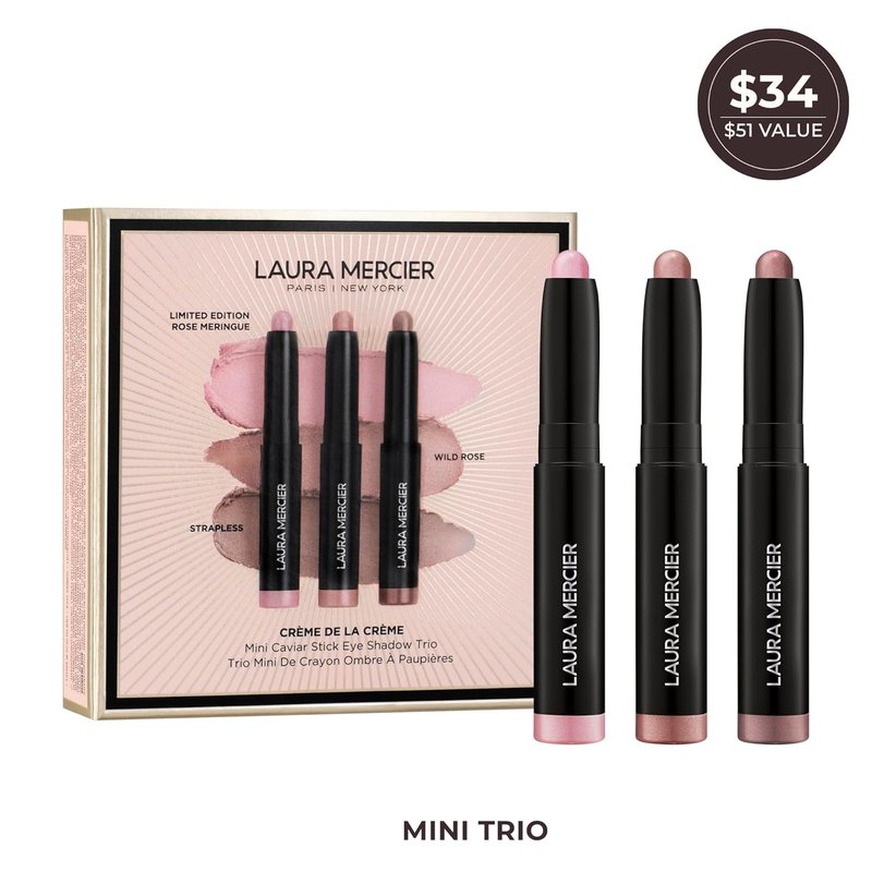 Laura Mercier Caviar Stick Cream Eyeshadow - Long-Lasting, Waterproof Formula | Shimmer & Matte Finishes