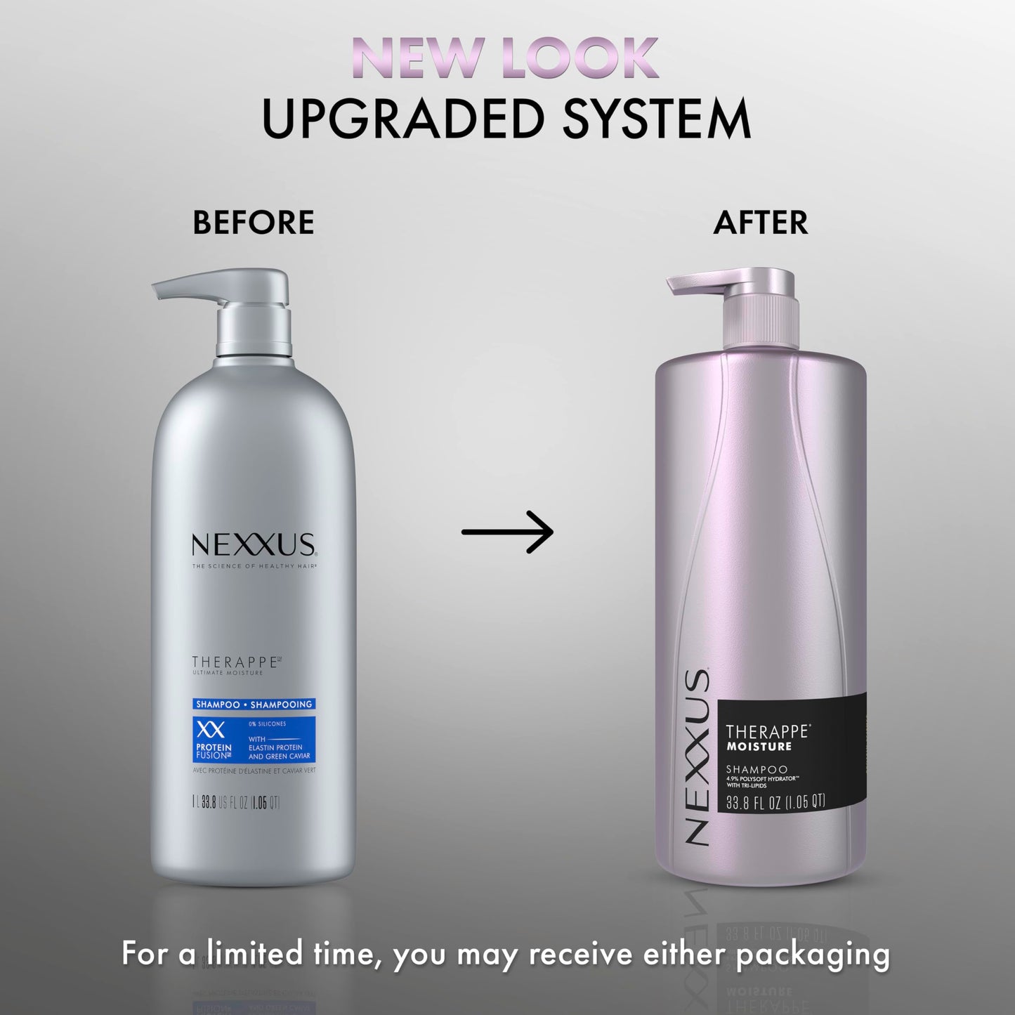 Nexxus Therapee Shampoo for Ultimate Moisture for Dry Hair Powered by POLYSOFT HYDRATOR Technology with Tri-lipids 33.8 oz
