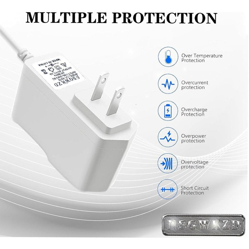 10 ft Charger Replacement for Hello Baby Monitor HB66, HB6550, HB50 Power Cord, 5V Adapter Charging Cable