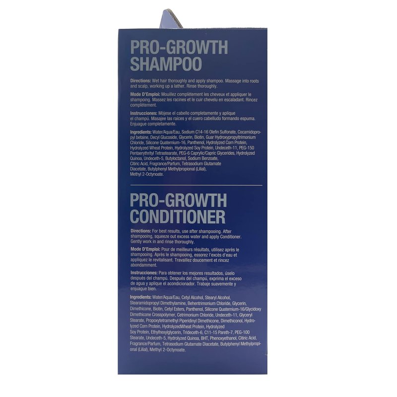 Difeel Biotin Pro-Growth 4-PC Hair Care Gift Set - Shampoo (12oz), Conditioner (12oz), Hair Oil (7oz), and Hair Mask (12oz)