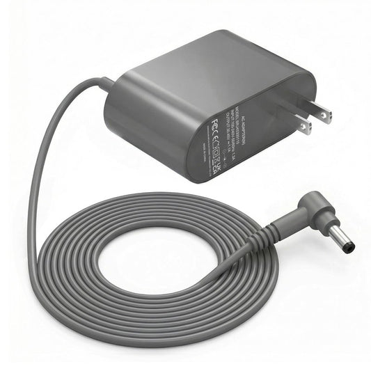30.45V Replacement Charger for Dyson V10 V11 V12 V15 SV12 SV14 SV16 SV20 SV22 Absolute Animal Motorhead Cordless Vacuum Cleaner, 4.8×1.7mm DC Plug, Not Compatible with Dyson V6 V7 V8