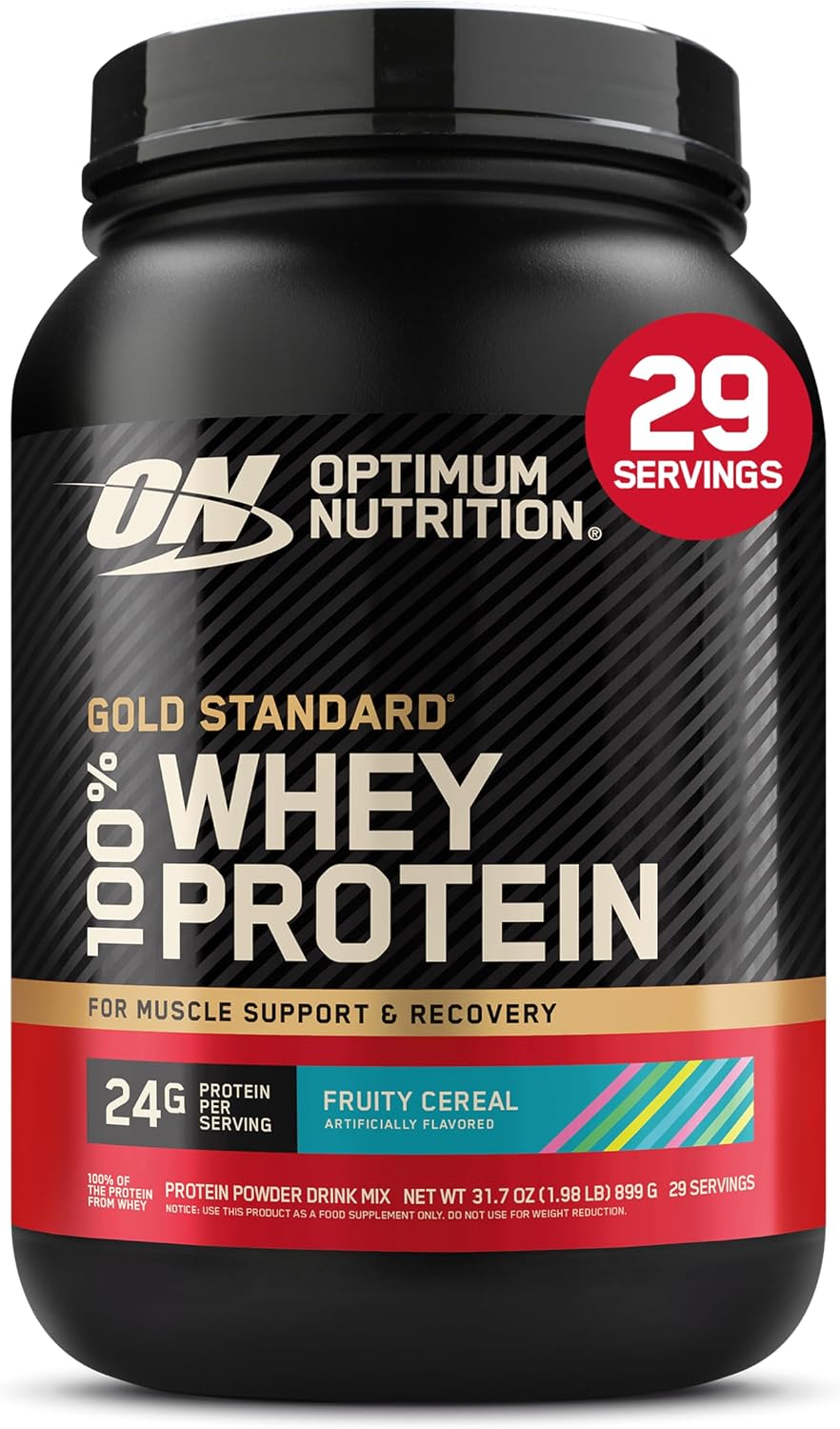 Optimum Nutrition Whey Protein Powder - Double Rich Chocolate Flavor | 1.98 lb Size