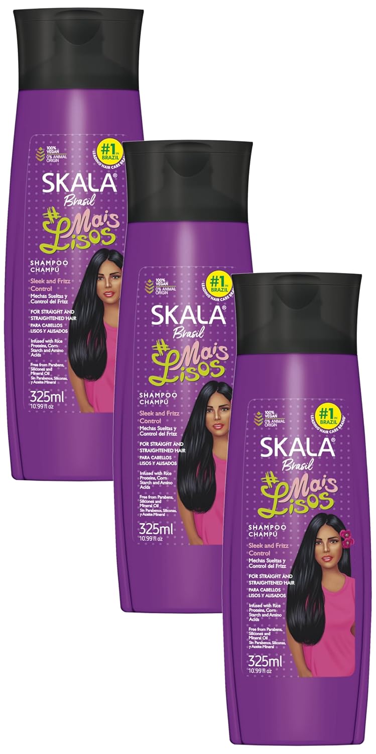 SKALA #Mais Lisos Shampoo - Vegan Frizz Control & Hydration | 325 mL