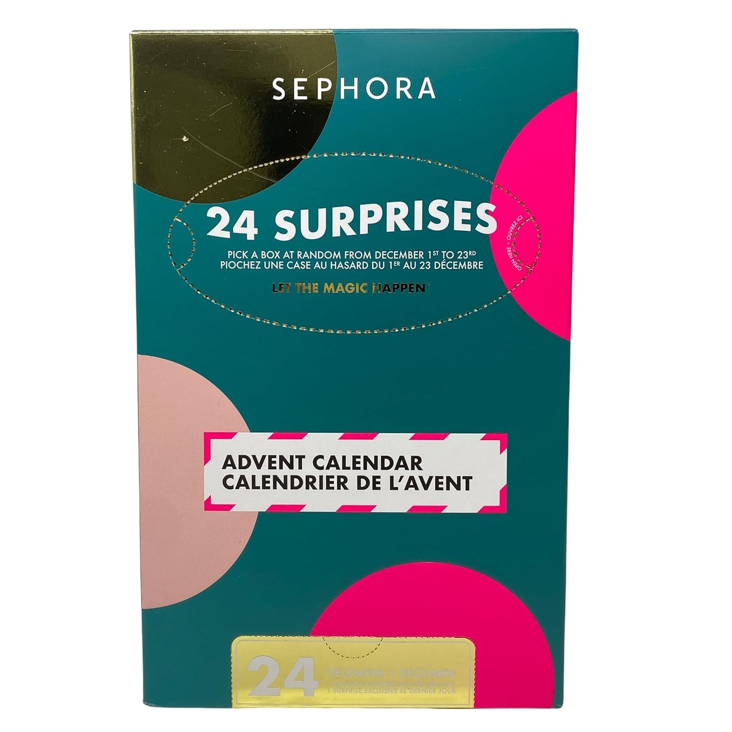 Sephora Collection Holiday Beauty Advent Calendar 2025 - 24 Makeup & Skincare Gifts for Festive Cheer