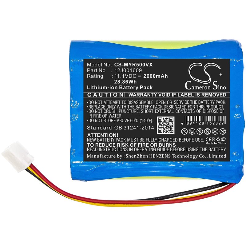 BCXY Battery Replacement for Moneual Everybot RS500 Everybot RS700 12J001609