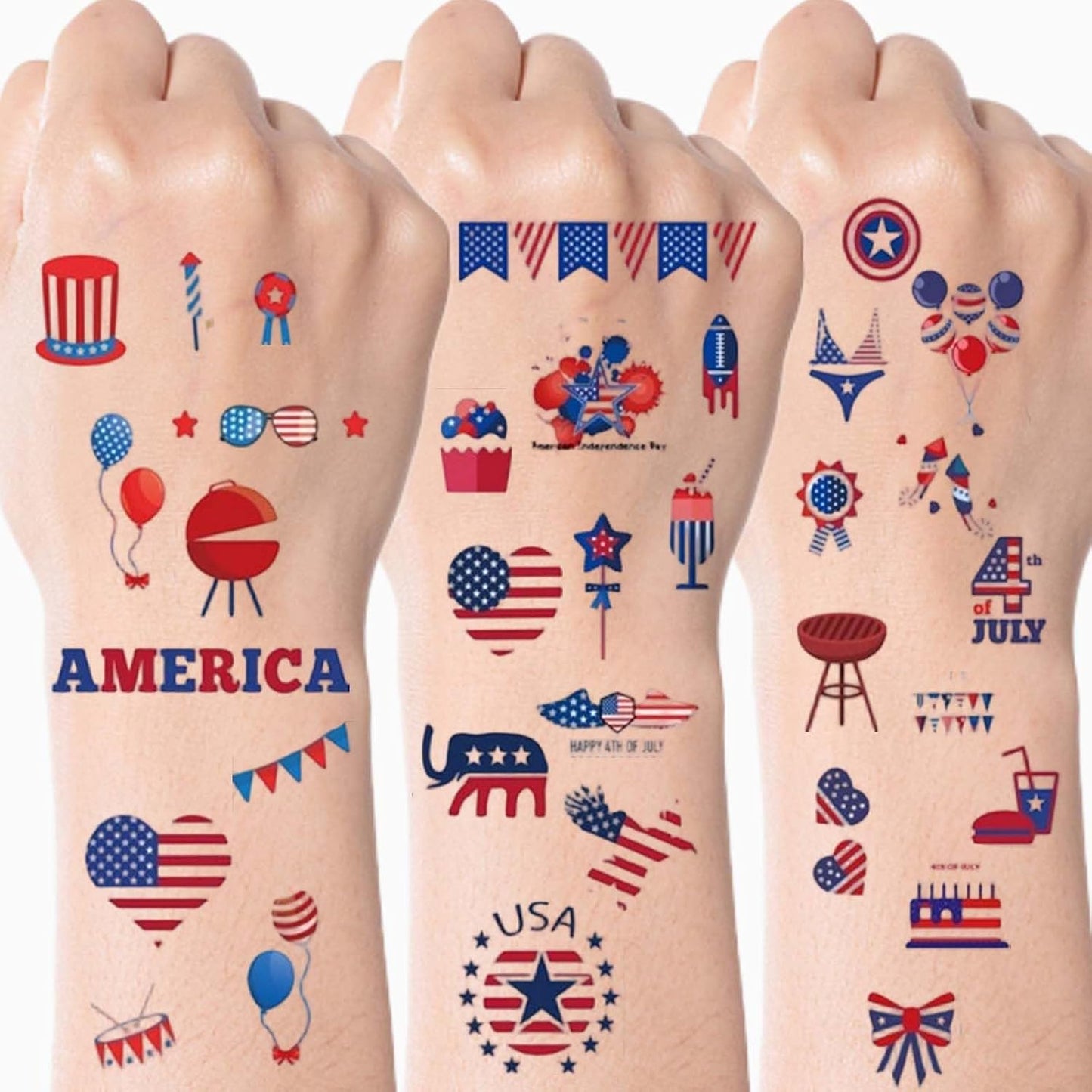 Soccer Temporary Tattoos - Waterproof Cartoon Face Stickers | 6 Fun Styles for Party Makeup