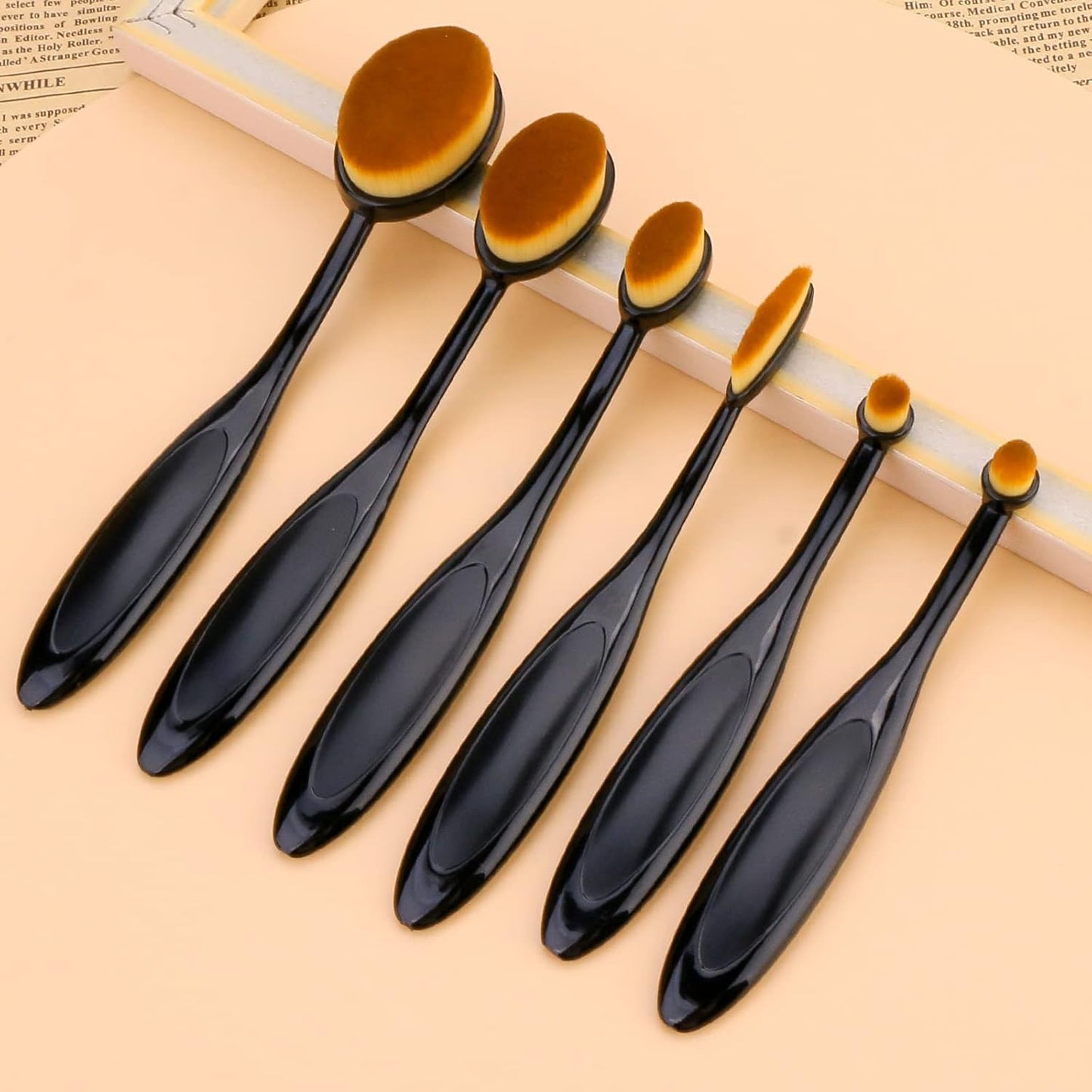 Blending Brush Set for Card Making | 6 Pack Ink Blender Brushes - Brown