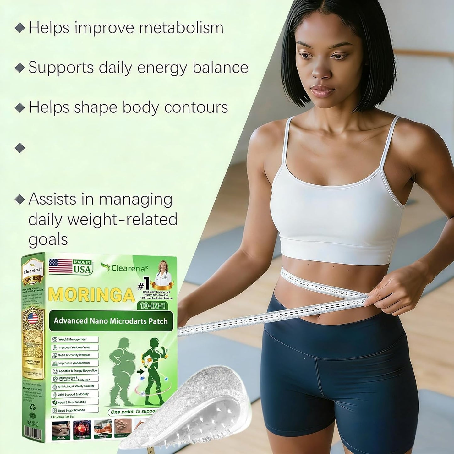 Clearena Moringa Patch - Advanced 10-in-1 Nano Microdarts for All Skin Types | 3 Pack