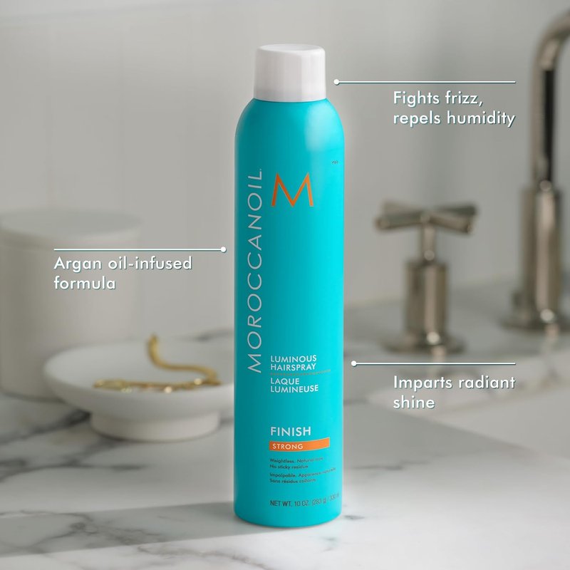Moroccanoil Luminous Hairspray - Strong Hold Finish for All Hair Types | 10 oz