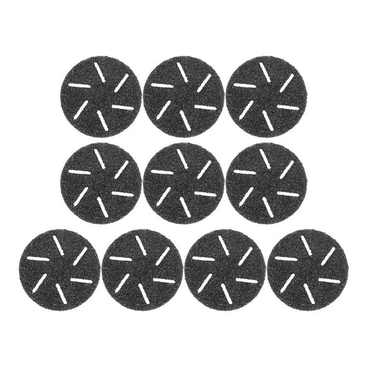Healeved 10PCS Electric Foot File Replacement Pads Replacement Roller Heads for Electric Foot File Grinder Heads Refills Feet Dead Skin Remover Pedicure Tools for Smooth Feet