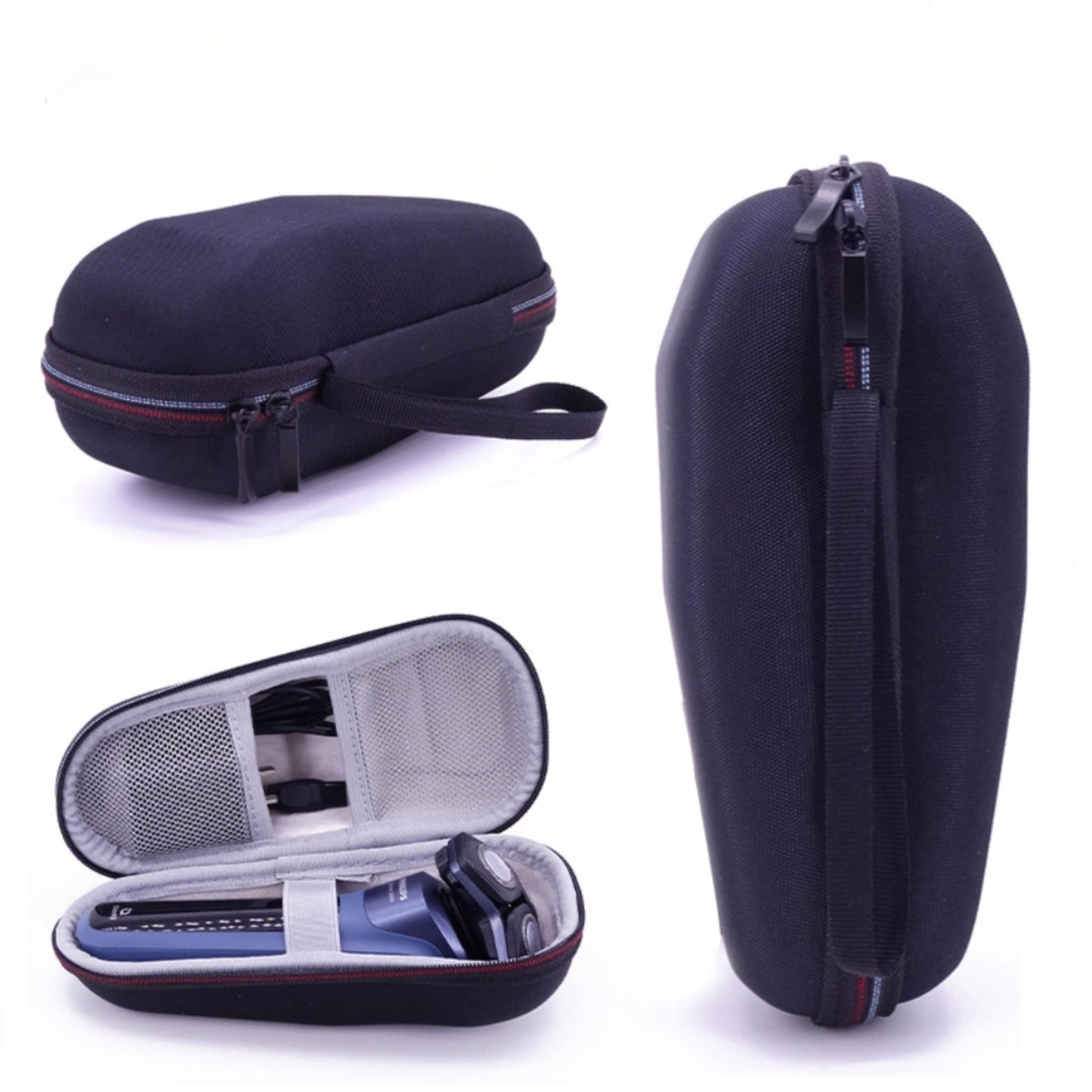Fivoras Hard Storage Case Compatible with Philips Norelco Shaver 2100 2300 3500 6800 3100 5500 5100 5300 5700 6880 7100 - Travel Carry Electric Razor Hard Case 1 Pack - Black