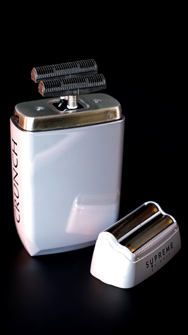 Supreme Trimmer Replacement Foil & Cutter SB63 | Hypoallergenic Foil for Crunch STF602 | Gray