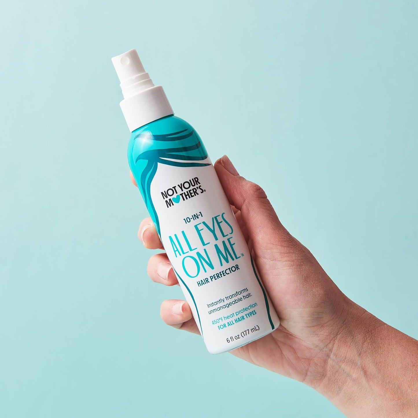 Not Your Mother's All Eyes On Me 10-In-1 Hair Perfector - Moisturizing Detangler & Heat Protectant Spray | 6 fl oz (3-Pack)